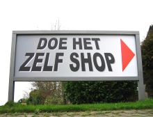 Ga naar de doe het zelf  shop